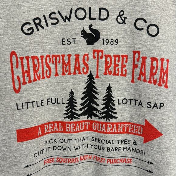 NWOT Griswold Christmas Tree Farm Graphic Tee-Shirt Top - Picture 10 of 13